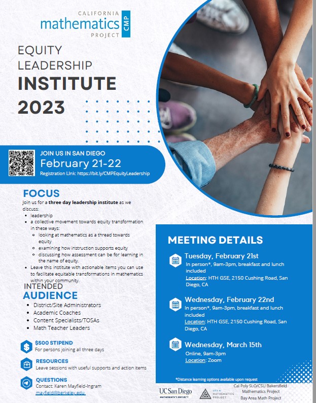 CMP Equity Leadership Institute Flyer